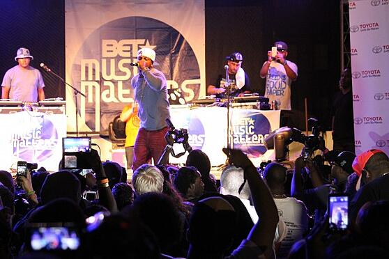 LIVE performance close mystikal BET sponsor