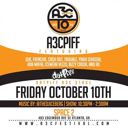 dat piff a3c showcase flyer