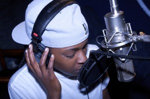 All she needs is one mic...