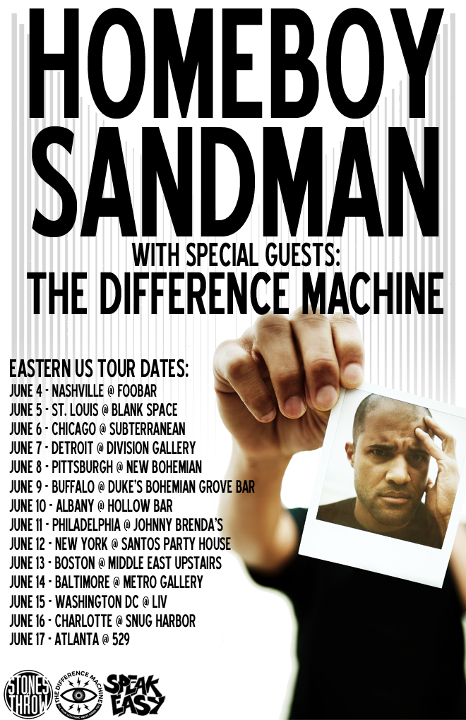 Homeboy Sandman with special guests: The Difference Machine and The Dopplegangaz live at 529 in East Atlanta Village | Tuesday, June 17th | $10 adv tickets 