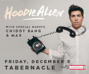 Hoodie Allen live in Atlanta | Friday, December 5th |  People Keep Talking Tour | The Tabernacle |  8:00 PM 
