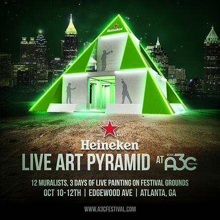 Heineken Art Pyramid