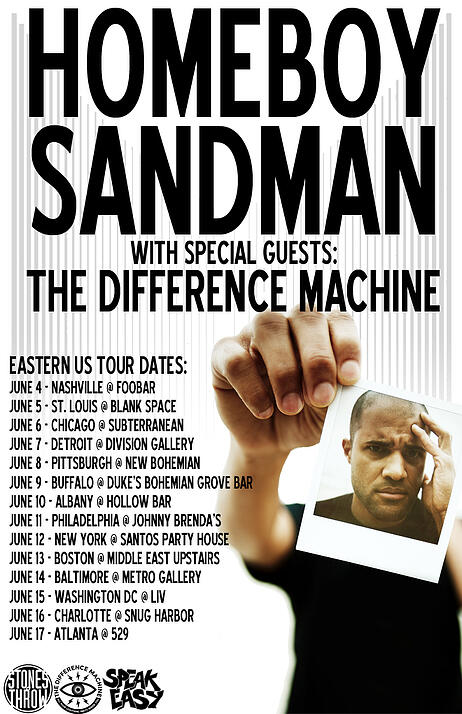 Homeboy Sandman with special guests: The Difference Machine and The Dopplegangaz live at 529 in East Atlanta Village | Tuesday, June 17th | $10 adv tickets 