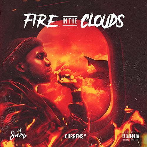 Currensy Fire in the Clouds Album Cover
